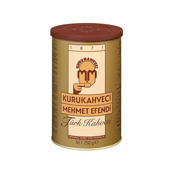 Kurukahveci Mehmet Efendi Turkish Coffee Tin Box 250 gr