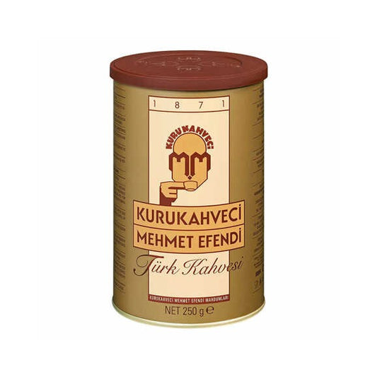 Kurukahveci Mehmet Efendi Turkish Coffee Tin Box 250 gr