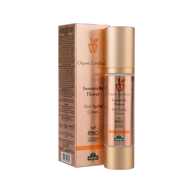Organic Certified Immortelle Extract Anti Age Cream 50ml