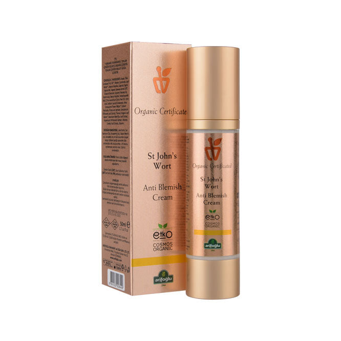 Organic Certified Anti-Blemish Cream with St. John's Wort Extract 50ml